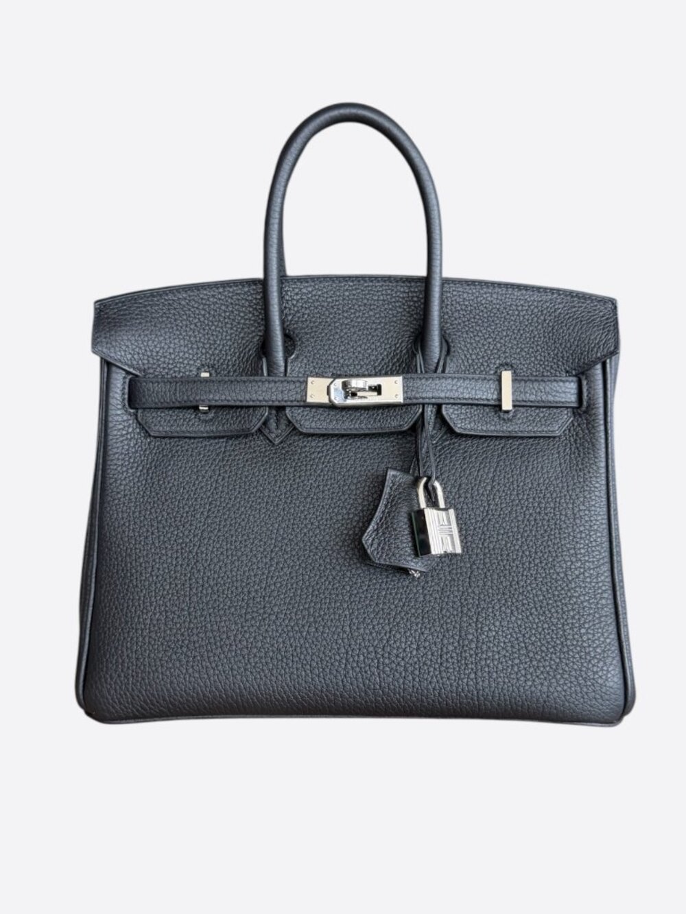 Hermes Black Togo & Palladium Hardware Birkin 25
